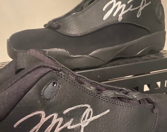 Michael Jordan autographed pair of Nike shoes -with certificate of authenticity