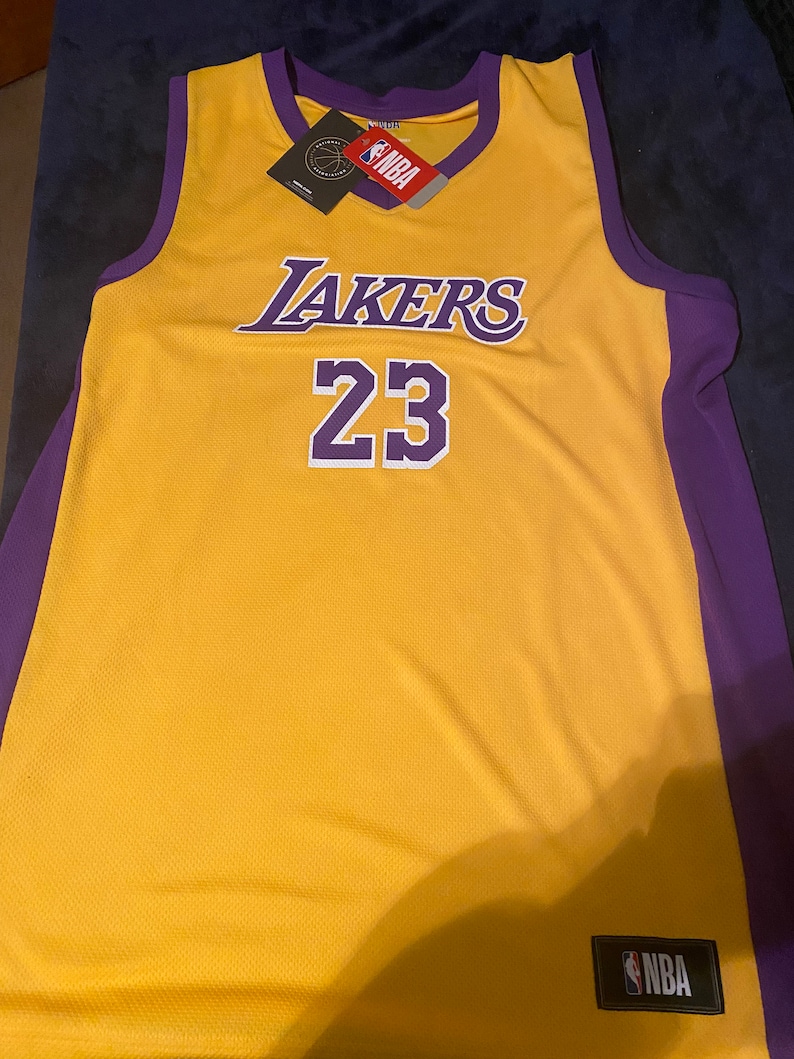 signed lebron lakers jersey