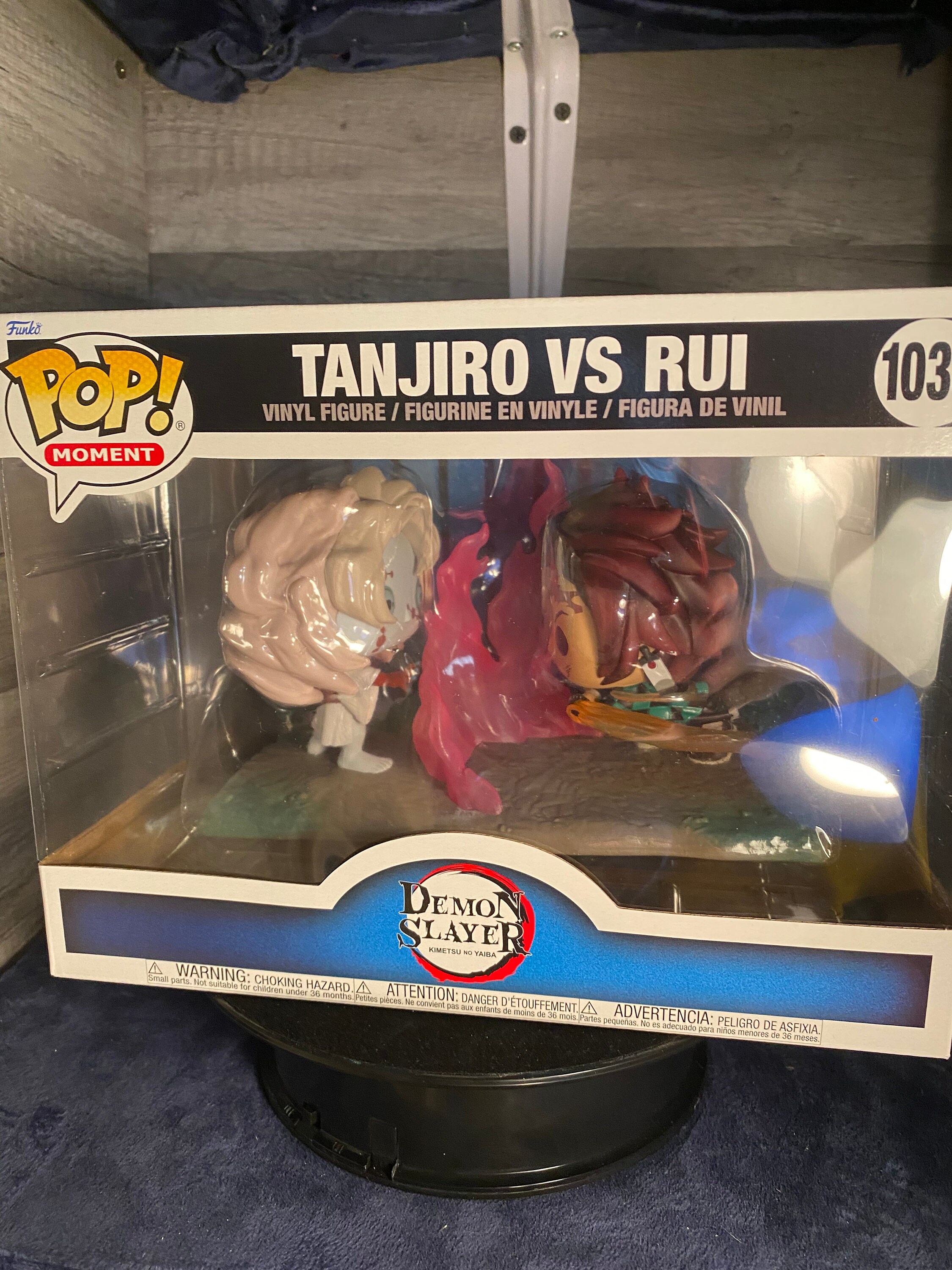 Funko Pop Tanjiro VS Rui of Demon Slayer 1034 2 Pack - Etsy UK