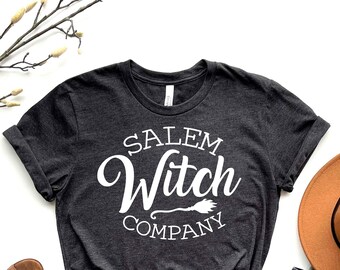 Halloween Shirt, Salem Witch Company T-Shirt, Witchy Shirt, Gift For Halloween, Matching Halloween Outfit, Woman Shirt, Gift For Family