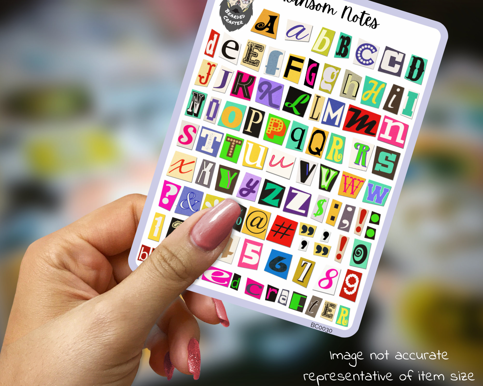 Ransom Note Letters - Etsy