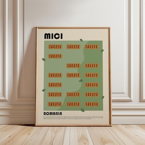 Mici Art Print, Romanian Food Poster, Traditional Eastern European Cuisine Wall Art, Kitchen Decor, Food Lover Gift, Romania Art Print
