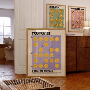 Tostones Art Print, Fried Green Plantains Poster, Caribbean Food Wall Art, Kitchen Decor, Latin American Cuisine Gift, Dining Room Art Print