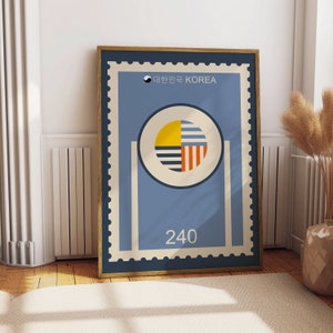 Gimbap Art Print, Food Print, Food Art, Korean Food Poster, Asian Food Print, Modern Kitchen Wall Decor, South Korea Art, Food Illustration
