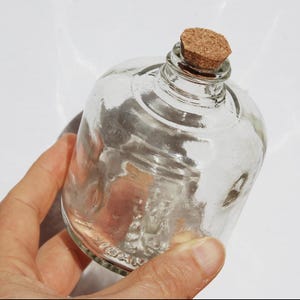 Unusually Large Vintage Swan Mabie Todd Glass Inkwell – Circa 1920–1935 – Embossed “Swan Ink” Bottle with Hand-Cut Cork Stopper