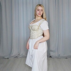 Digitalt mönster - PDF - Regency Chemise - 1700-tals skift historiska underkläder nattlinne bild 7