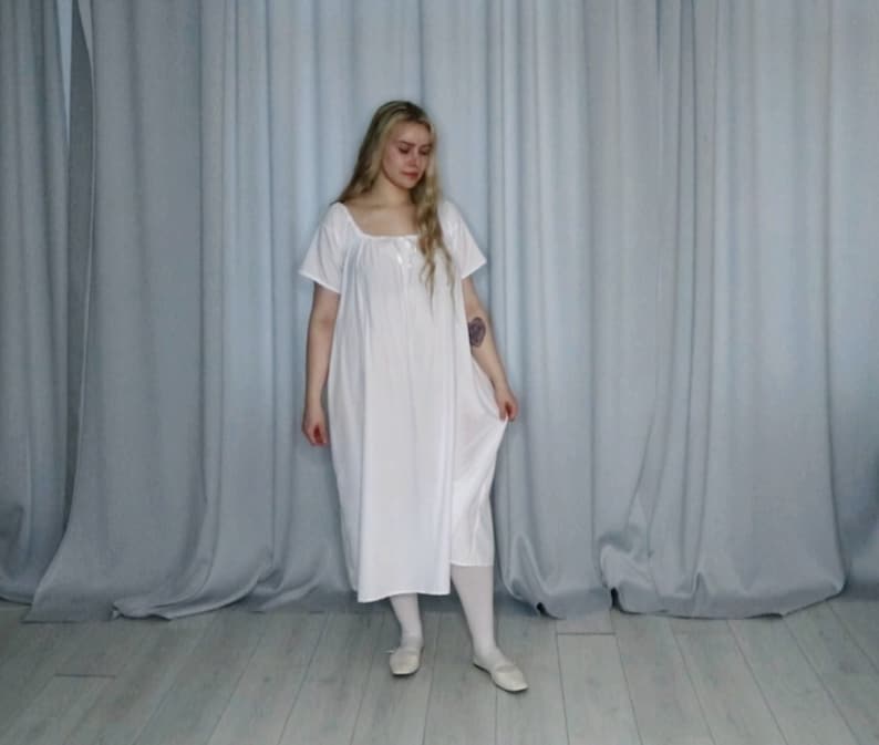 Digitalt mönster - PDF - Regency Chemise - 1700-tals skift historiska underkläder nattlinne bild 6