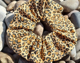 Cheetah Scrunchie