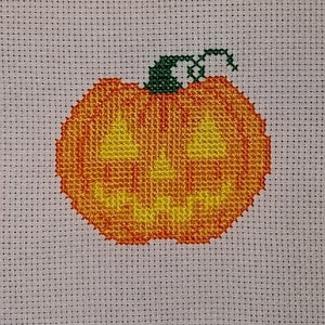 Pumpkin PDF Cross-stitch Pattern, Instant Digital Download