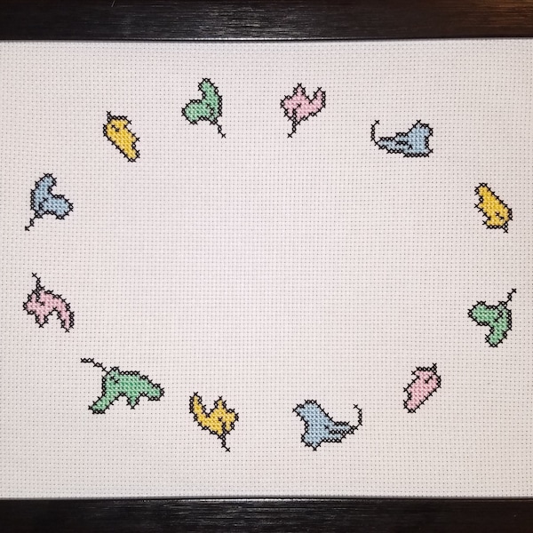 Heartstopper Leaves PDF Cross-stitch Pattern, Instant Digital Download