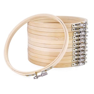 Bamboo Embroidery Hoop, 6 inches