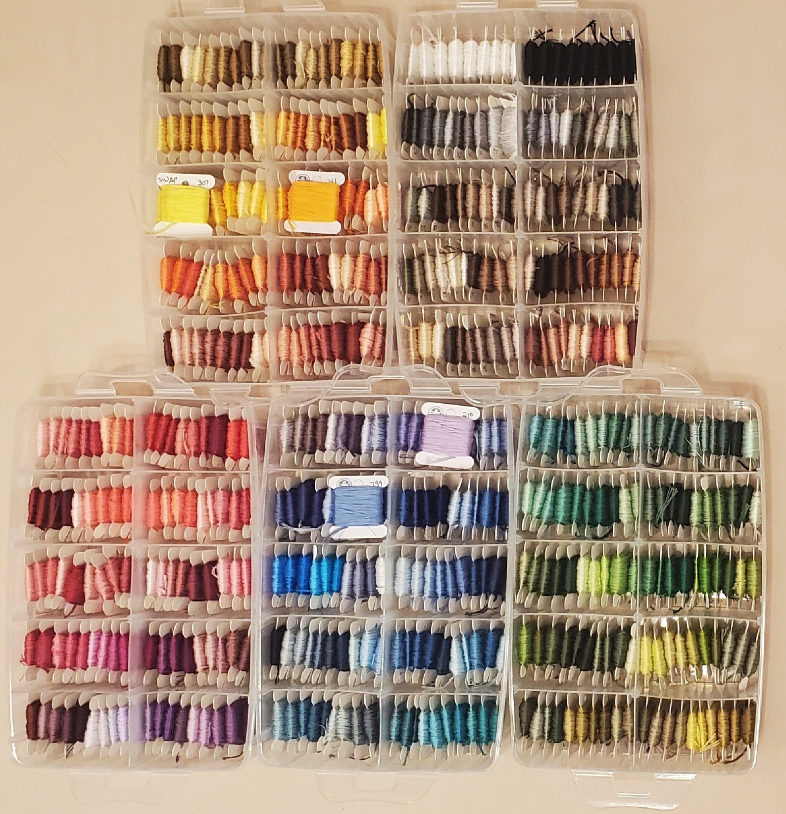 DMC Collection, 482 Skeins of DMC Embroidery Floss - Etsy