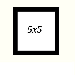 Picture Frame, 5x5-inches