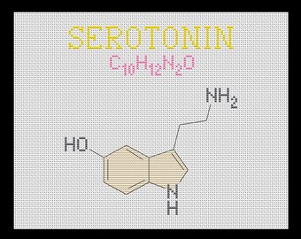 Serotonin DIY Cross-stitch Kit