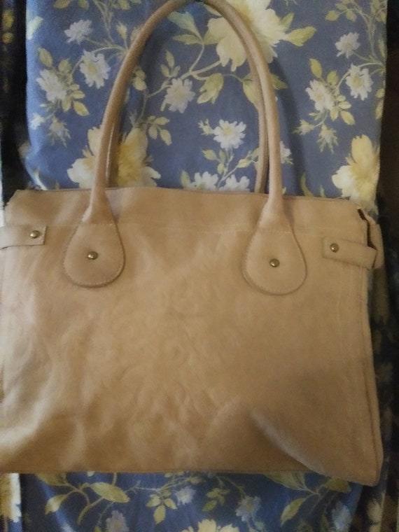 545 Jessica Simpson Faux Suede Bag. Free Shipping