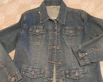 chicos platinum jean jacket