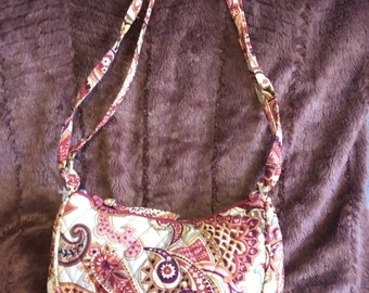 511 OK Purse. Lovely Floral Material. 100%Cotton.