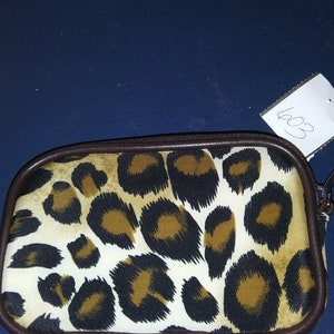 603 Leopard Print Accessory Bag.