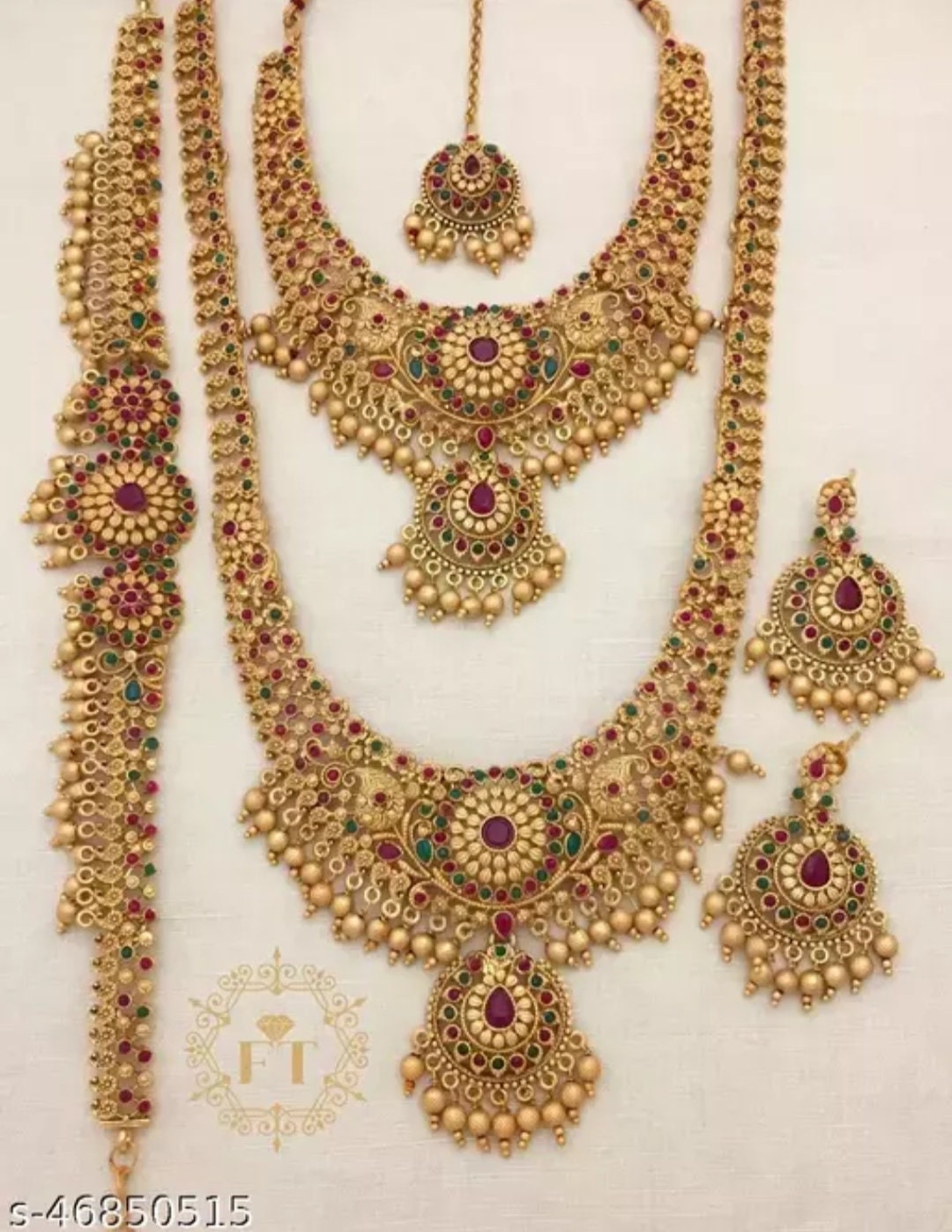 Necklace and haram set sale