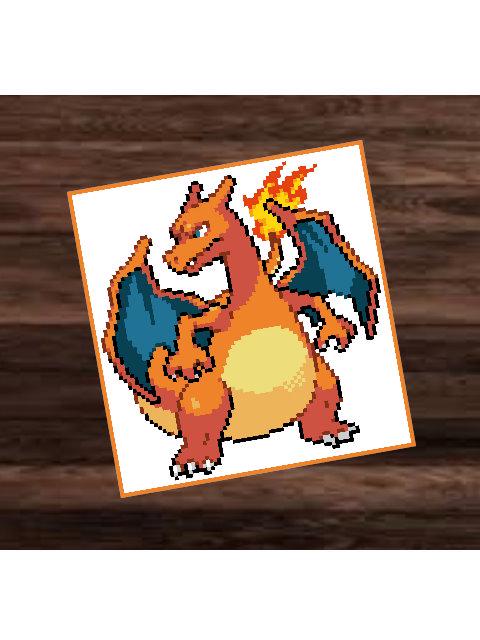 Charizard Card Blanket - Etsy