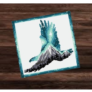 ADLER SILHOUETTE, Fm Häkelmuster