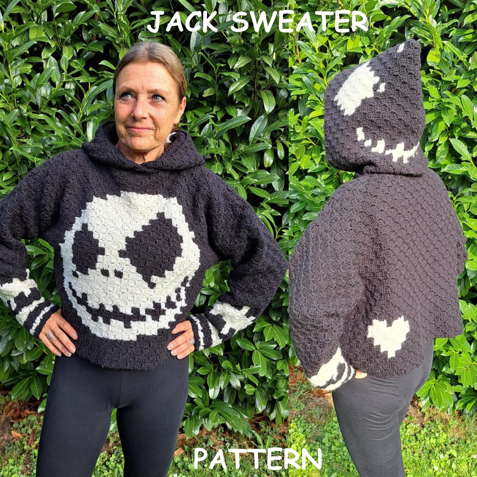 40 Oversized Sweater Crochet Patterns for Cozy Layering and Everyday Style 31 Crochet Pattern OVERSiZED Sweater JaCK c2c sweater/hoodie