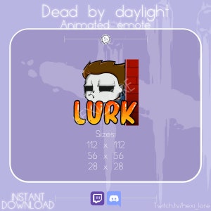 Dead by daylight KILLER EMOTE - Michael Myers Lurk emote (Animated gif and Static png)