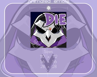 ANIMATO Overwatch 2 Twitch emote - Reaper Death Blossom (Ultimate) emote
