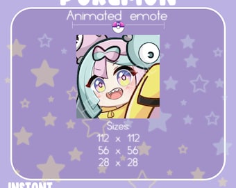 Emote ANIMATA Pokemon Iono Zone Wave / Pokemon Scarlet e Violet
