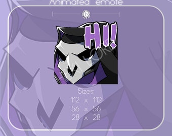 ANIMATO Overwatch 2 Twitch emote - Reaper Ciao emote