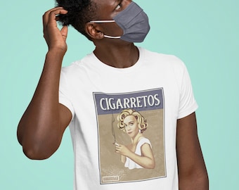 Vintage cigarette ad, Cigarette shirt, vintage shirt