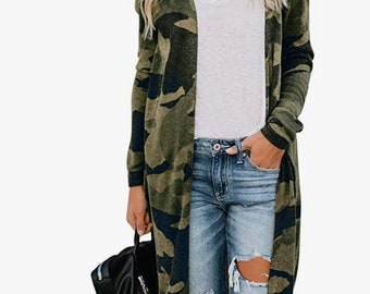camo duster jacket