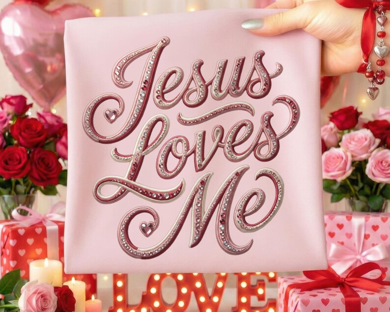 Bible Valentine's SVG, Jesus Loves Me PNG, Christian Faith Art Print ...