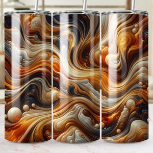 Abstract Marble Watercolor Tumbler Wraps, 20oz Skinny Tumbler Design, Straight Tapered Glitter Commercial Use PNG Instant Download