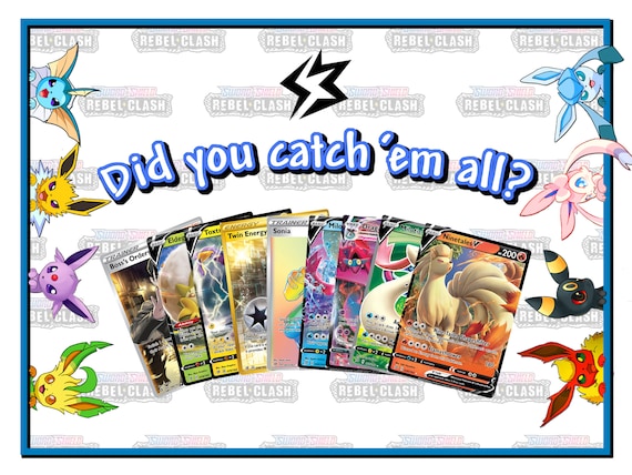 pokemon rebel clash card set Amazon.com: TPCI 4 x Pokemon Rebel Clash Sword & Shield 2 Booster Packs (4  Supplied) main image 0