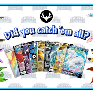 Silver Tempest Checklist includes Trainer Gallery for Tracking Pokemon Cards LIKE: Alolan Vulpix V All Formats 3 pages image 1
