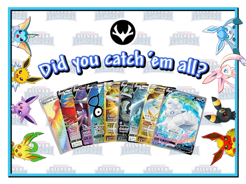 Silver Tempest Checklist includes Trainer Gallery for Tracking Pokemon Cards LIKE: Alolan Vulpix V All Formats 3 pages image 1