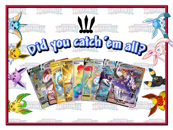 Battle Styles Checklist for Tracking Pokemon Cards - LIKE: Urshifu VMAX -  All Formats - Standard/reverse-holo/holo/full-art (2 Pages) - Etsy