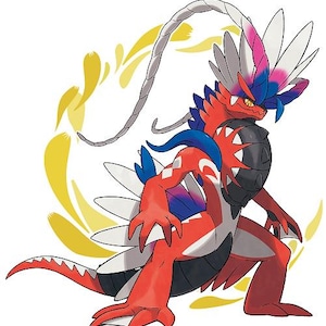 Liste de contrôle écarlate et violette pour le suivi des cartes Pokémon - LIKE : Koraidon ex - Tous les formats - Standard/Reverse-holo/Holo/Full-art (3 pages)