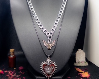 Eternal Love Necklace | Gothic Romantic Necklace | Vampire Necklace