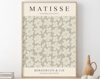 Matisse Flower Market Print, Botanical Wall Art (Digital Download)