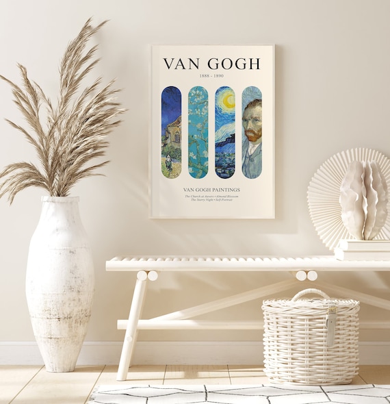Van Gogh Exhibition Art Print, Museum Poster (Digital Download)