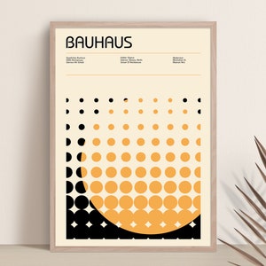 Bauhaus Exhibition Poster, Bauhaus Poster, Bauhaus Art Print, Vintage Poster, Digital Prints, Modern Wall Art, Digital Wall Art, Home Decor
