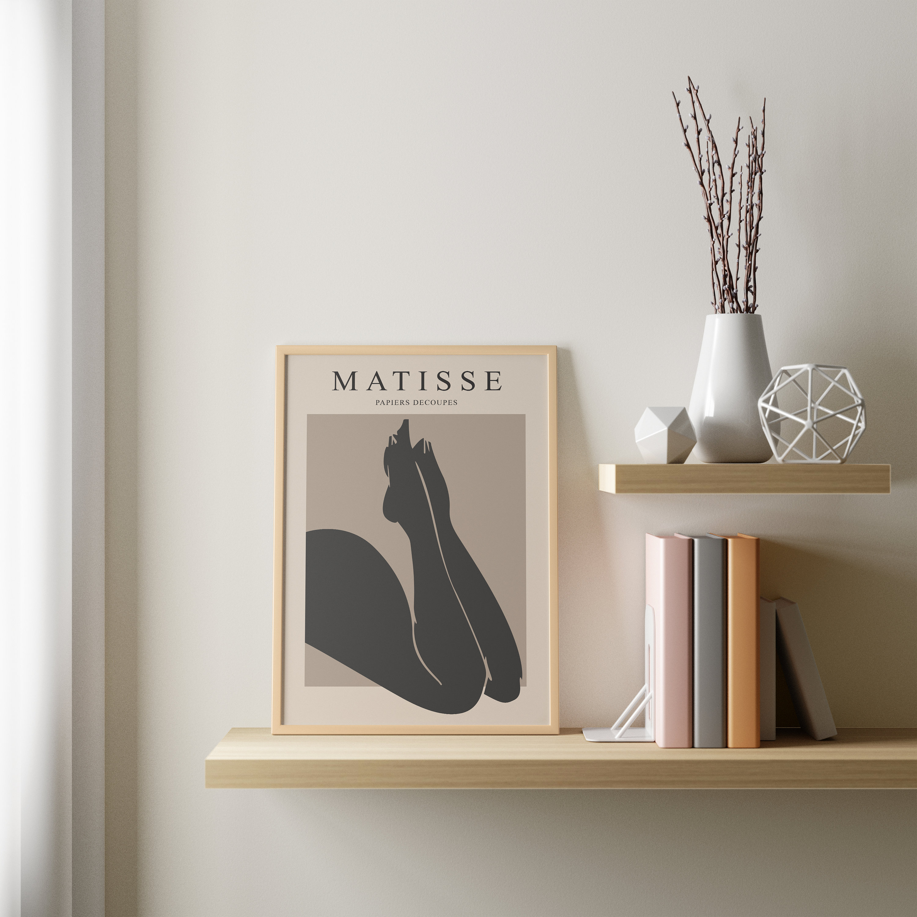 Brown & Beige Matisse Nude: Details - 4derssb