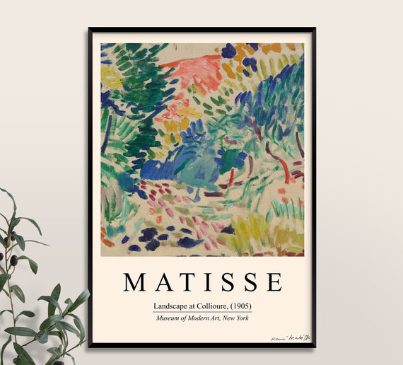 Henri Matisse, Landscape at Collioure, Matisse Exhibition, Matisse Poster, Matisse Print, Printable Wall Art, Large Wall Decor,  Living Room