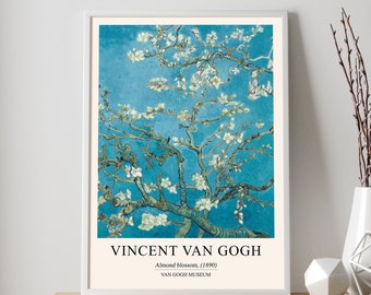 Van Gogh Almond Blossom Print, Exhibition Poster (Digital Download)