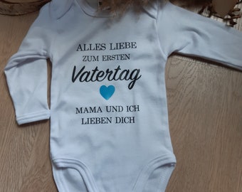 Vatertagsgeschenk/ Babybody zum 1.Vatertag