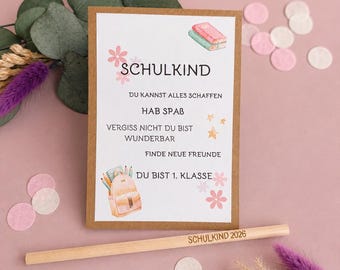 Einschulung Geschenk, Geschenke Schultüte, Geschenke zum Schulanfang, Geschenkidee Schulkind, Kleines Geschenk zur Einschulung