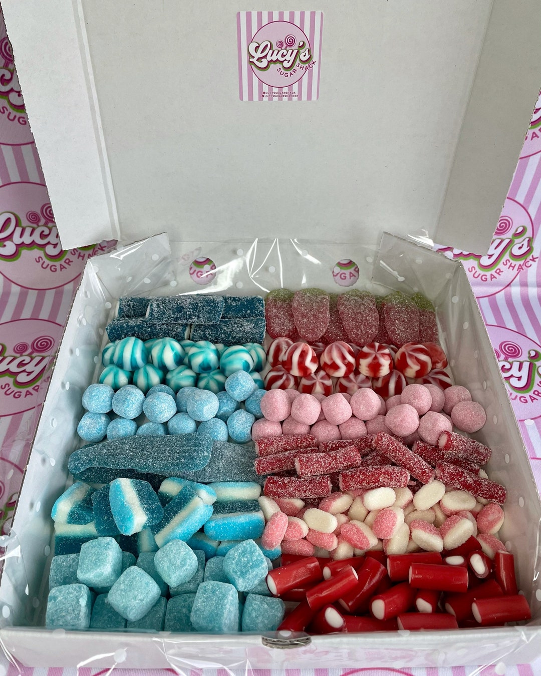 HALF N HALF Raspberry & Strawberry 1kg Box - Etsy