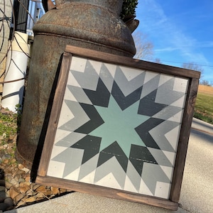 Handmade 1x1 Outdoor Barn Quilt